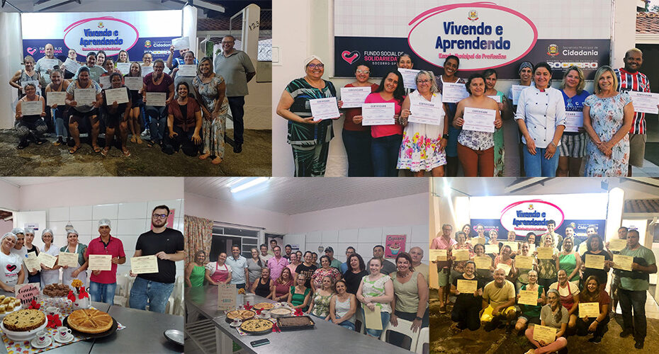 Escola Municipal de Profissões forma turmas dos cursos de Confeitaria e Panificação