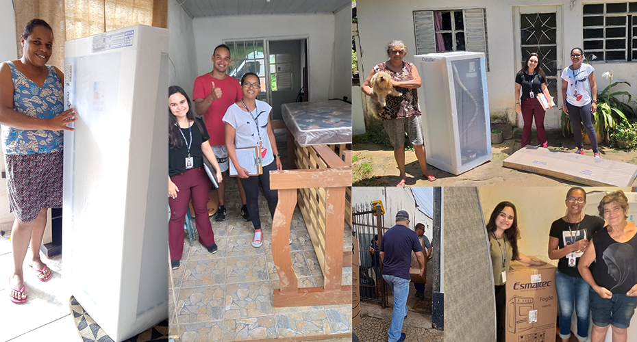 Comissão de gestão de doações atende vítimas das enchentes