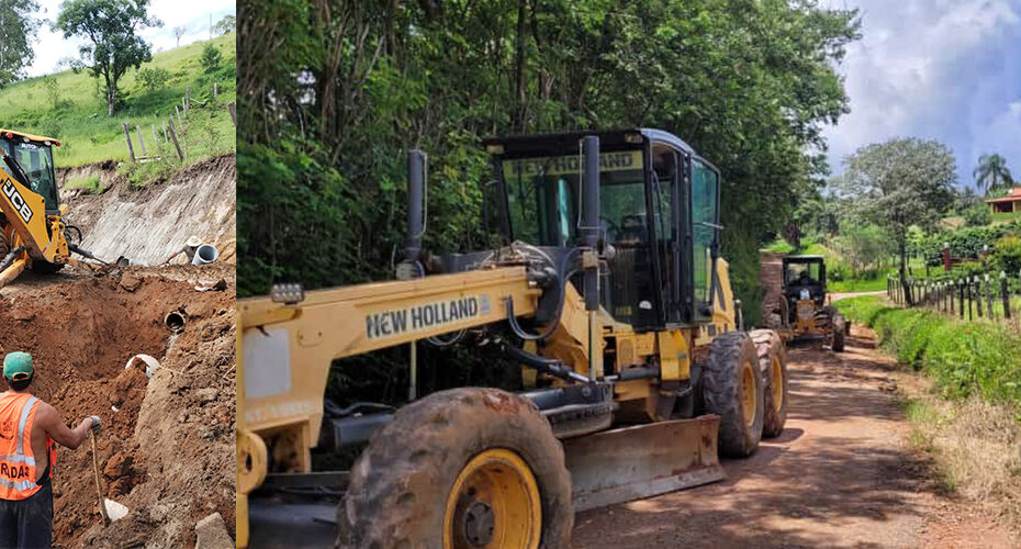 Departamento de Estradas Rurais está mobilizado para garantir qualidade das estradas rurais
