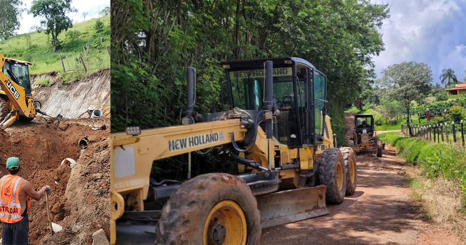 Departamento de Estradas Rurais está mobilizado para garantir qualidade das estradas rurais