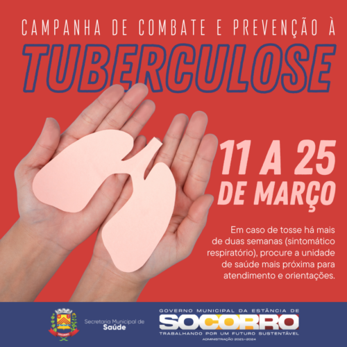 Saúde realiza campanha de combate e prevenção à tuberculose