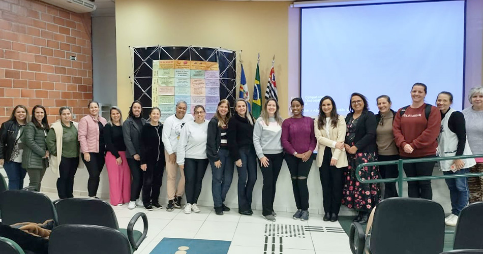 Professores da Rede Municipal de Ensino participam de formação sobre marcos de desenvolvimento infantil
