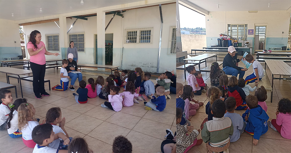 Famílias e escola desenvolvem, juntas, projeto de contação de histórias