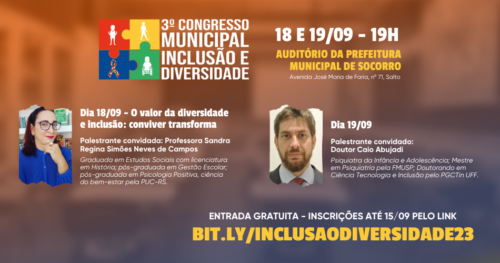Educação realiza 3º Congresso Municipal Inclusão e Diversidade