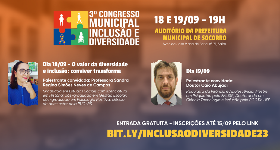 Educação realiza 3º Congresso Municipal Inclusão e Diversidade