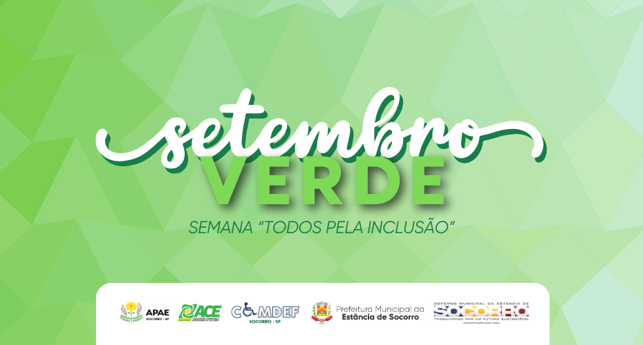 Setembro Verde promove inclusão da pessoa com deficiência em Socorro