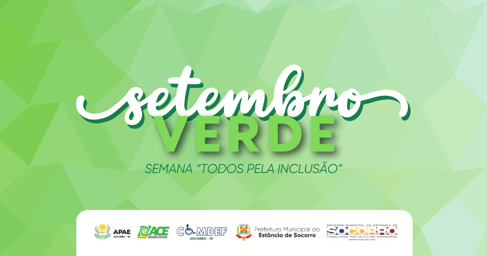 Setembro Verde promove inclusão da pessoa com deficiência em Socorro